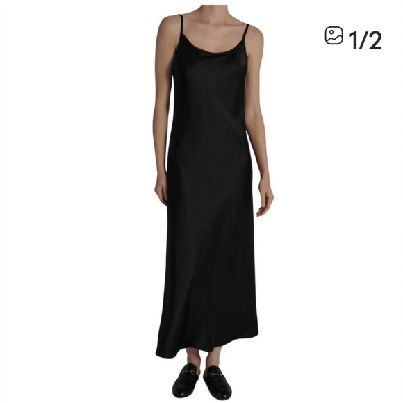 Saintart Dresses & Skirts - SAINT ART Haley slip dress Navy Adjustable Straps Maxi